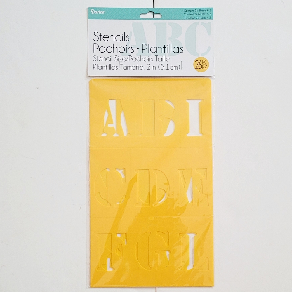 2" Alphabet Stencils